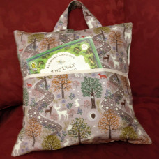 Reading Cushion - Nighttime in Bluebell Wood - Dusk