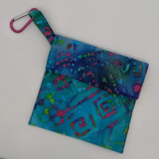Psychedelic Blue Mask Pouch