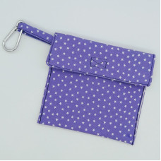 Lilac Stars Mask Pouch
