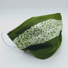 Green Striped Face Mask
